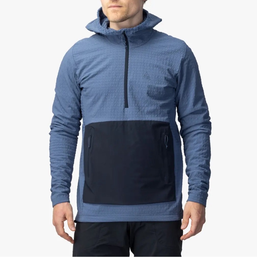 7MESH Chilco Anorak Alpine Blue Mountain Bike Half Zip Jacket Men’s Medium